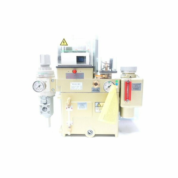 Azbil MICRONLUB LUBRICATION UNIT 100/110V-AC 0.13-0.3MPA PNEUMATIC LUBRICATOR MC5-A2L2-1M75Y